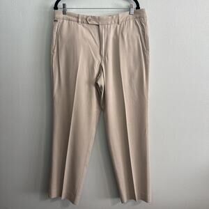 Tommy Bahama Pants Silk Blend Island Dress Trousers Khaki Mens 36x32